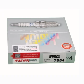 شمع ایریدیوم لیزری پایه کوتاه جعبه نقره‌ای