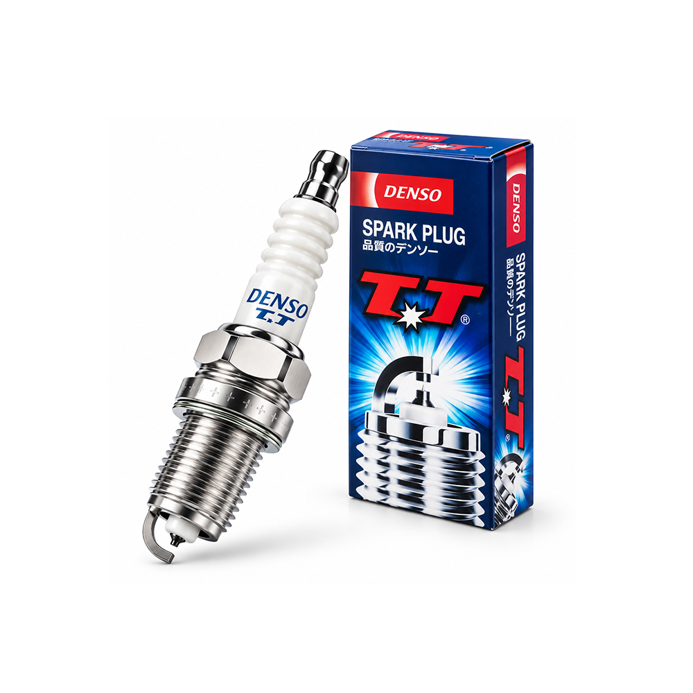 denso-spark-plug شمع پایه کوتاه تیتی دنسو - تصویر 1